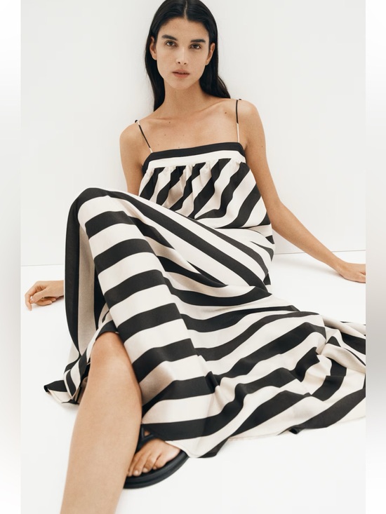 H&M Dresses & Skirts - New H&M A-Line Tie-Strap Maxi Dress